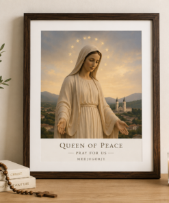 Queen of Peace Framed Print