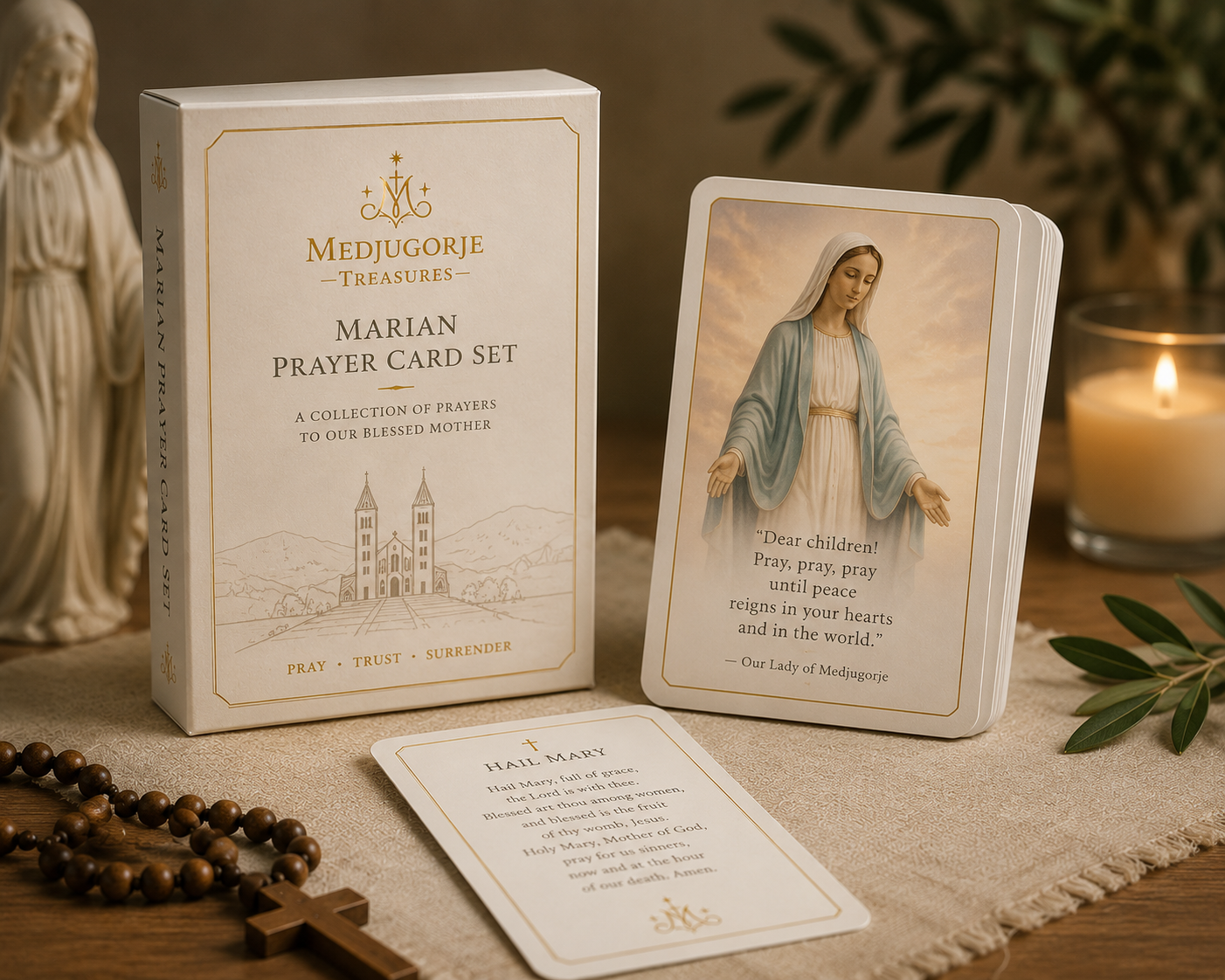 Marian Prayer Card Set