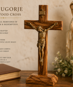 Medjugorje Olive Wood Cross