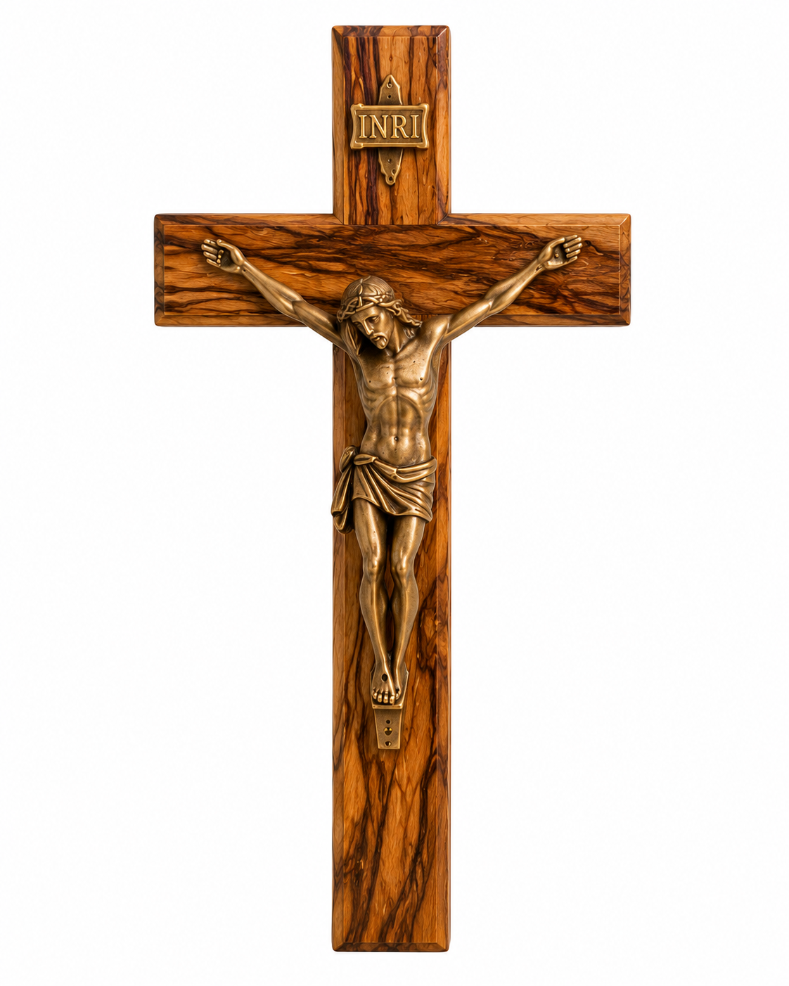 Medjugorje Olive Wood Cross - Image 3